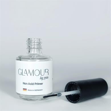 Glamour By Mia  Acid-Free Primer (Asitsiz) – 15 ml, Almanya Menşeli, Kalıcı Oje & Protez Tırnak