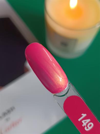 Glamour by Mia 149 Simli Sedefli Pembe Kalıcı Oje 15 ml – HEMA Free – TPO Free