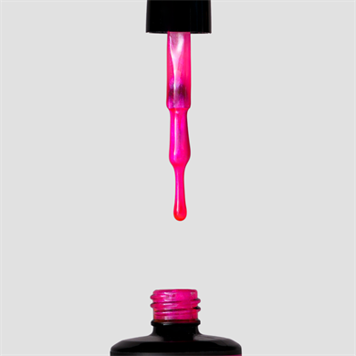 Glamour by Mia 127 Simli Pembe Rengi Kalıcı Oje 15 ml – HEMA Free – TPO Free