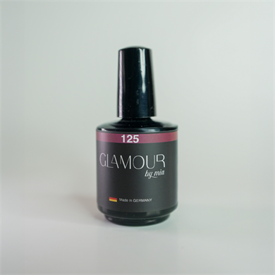 Glamour by Mia 125 Simli Kırmızı Kalıcı Oje 15 ml – HEMA Free – TPO Free