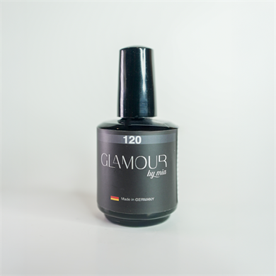 Glamour by Mia 120 Galaxy Siyah Simli Kalıcı Oje 15 ml – HEMA Free – TPO Free