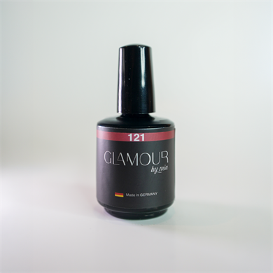 Glamour by Mia 121 Simli Mercan Pembe Kalıcı Oje 15 ml – HEMA Free – TPO Free