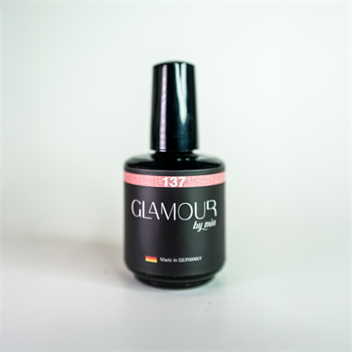 Glamour by Mia 137 Simli Açık Pembe Kalıcı Oje 15 ml – HEMA Free – TPO Free