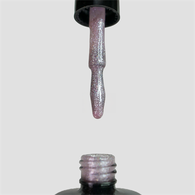 Glamour by Mia 136 Simli Açık Pembe Kalıcı Oje 15 ml – HEMA Free – TPO Free