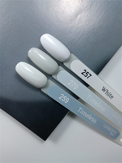 Glamour by Mia 270 Rakı Beyazı Kalıcı Oje 15 ml – HEMA Free – TPO Free