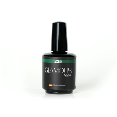 Glamour by Mia 225 Koyu Yeşil Rengi Kalıcı Oje 15 ml – HEMA Free – TPO Free