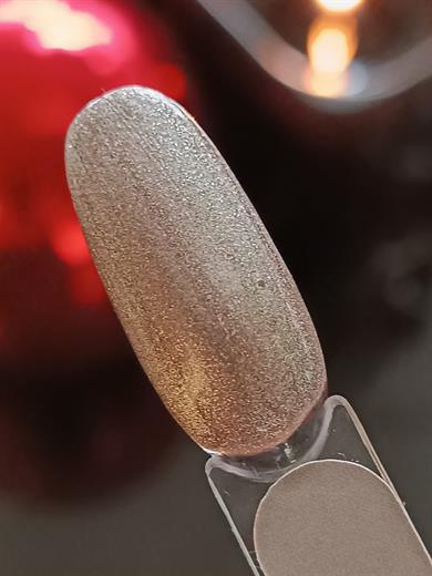 Glamour by Mia 126 Şampanya Bronz Simli Kalıcı Oje 15 ml – HEMA Free – TPO Free