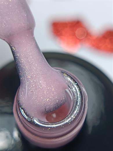 Glamour by Mia 137 Simli Açık Pembe Kalıcı Oje 15 ml – HEMA Free – TPO Free
