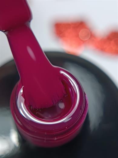 Glamour by Mia 148 Koyu Kırmızı Kalıcı Oje 15 ml – HEMA Free – TPO Free