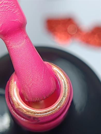 Glamour by Mia 149 Simli Sedefli Pembe Kalıcı Oje 15 ml – HEMA Free – TPO Free