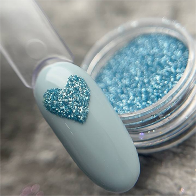 Glitter Tozu MELANJ ML5 5 gr Parlak Mavi Nail Art Simi