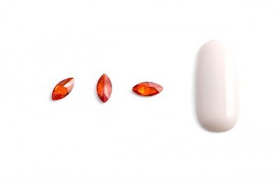 Hacimsel Kristal N1 Kırmızı Dük 10lu Paket - 3D Parlak Nail Art Tırnak Taşı