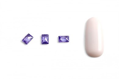 Hacimsel Kristal N1 Leylak Baget 10lu Paket - 3D Zarif Nail Art Taşı