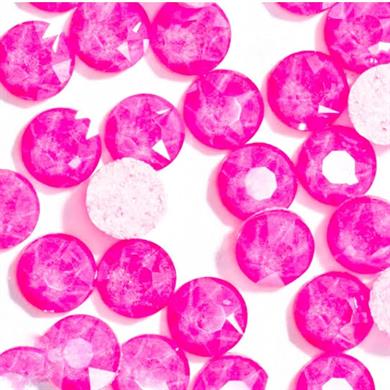 Hacimsel Neon Kristal Taş Pembe - 3D Parlak Nail Art Tırnak Süsü