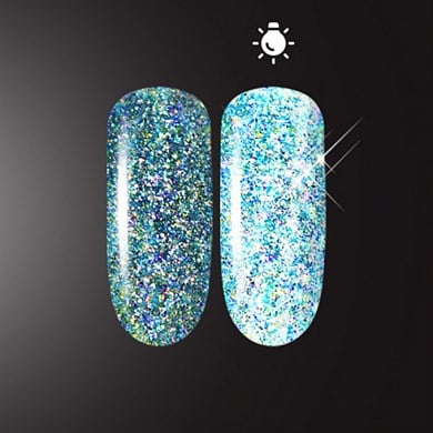 Flash Glow Işığı Yansıtan Pigment Blue 5 gr - Parlak Mavi Nail Art Tozu