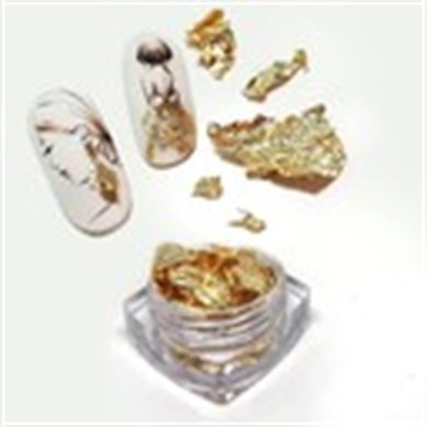 Nail Art Altın Varak Pul - Gold Leaf Tırnak Süsleme Folyosu