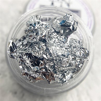 Nail Art Gümüş Varak Pul - Silver Leaf Tırnak Süsleme Folyosu