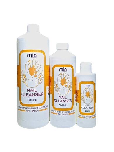 Cleanser 1 Litre Salon boy Tırnak temizleme solüsyonu