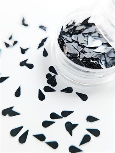 Şekilli Folyo Damlalar - Dekoratif Nail Art Tırnak Süsleme Pulu