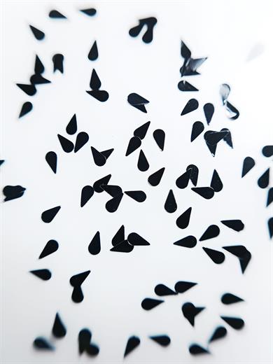 Şekilli Folyo Damlalar - Dekoratif Nail Art Tırnak Süsleme Pulu