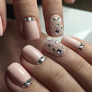 Camlı Havyar Taş Ateşli Gün Batımı 3 gr – 3D Nail Art Boncuk Süsleme