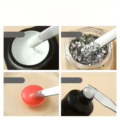 Nail Art Karıştırma Spatulası – Jel & Akril Jel Uygulamaları İçin