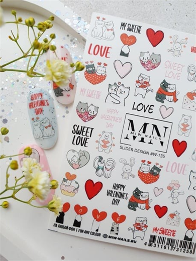 Nail Art Slider Stiker – Yaz Koleksiyonu W135