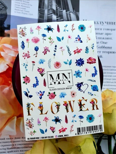 Nail Art Slider Stiker – Boho Mandala W67