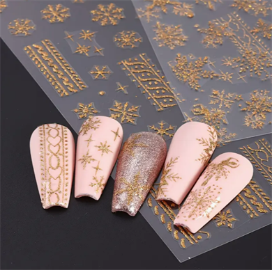 Nail Art Fantezi Slider Stiker – Vintage Çiçek Buketi F-998
