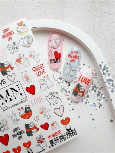 Nail Art Slider Stiker – Yaz Koleksiyonu W135