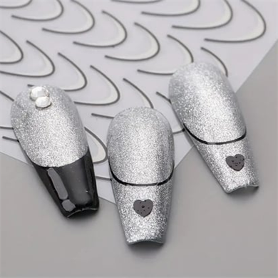 Nail Art Metal Folyo Stiker – Metal Folyo Siyah STZ-CS169