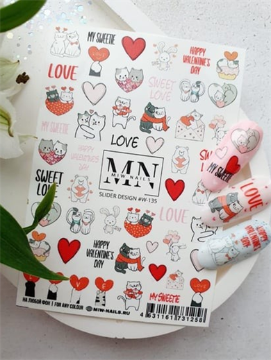 Nail Art Slider Stiker – Yaz Koleksiyonu W135