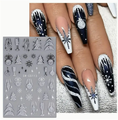 Nail Art Premium Slider Stiker – Premium Slider №113 SW-CS113