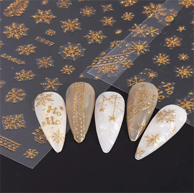 Nail Art Fantezi Slider Stiker – Gökkuşağı ve Pastel F-1001