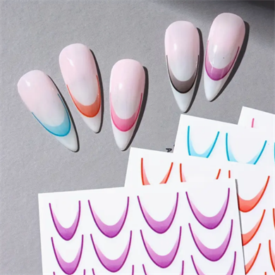 Nail Art Metal Folyo Stiker – Metal Folyo Geometrik STZ-CS306