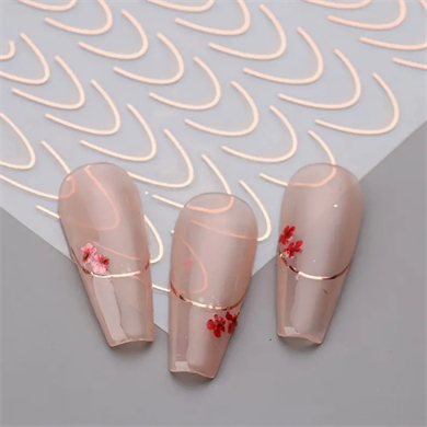 Nail Art Metal Folyo Stiker – Metal Folyo Bakır STZ-CS1693