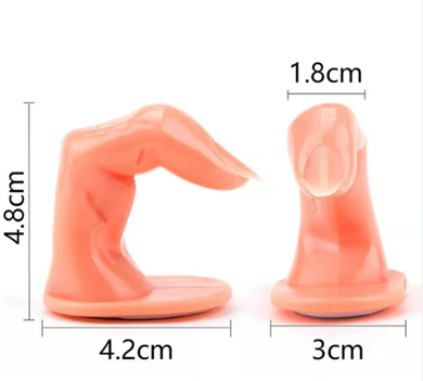 Eğitim Parmağı 1 Adet - Protez Tırnak ve Nail Art Çalışma Parmağı