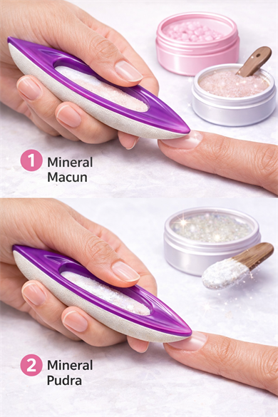 Japon Manikürü Süet Tırnak Parlatıcı– Doğal Deri