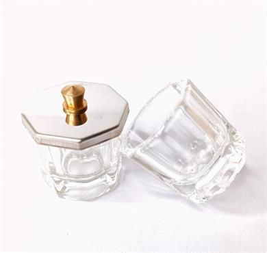 Cam Monomer Bardağı - Akrilik Likit İçin Profesyonel Dappen Dish