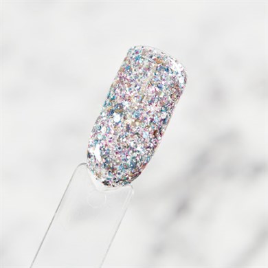 Nail Art Tasarım Jel Glanz Inium 5 gr Çok Renkli Simli Nail Art Jeli