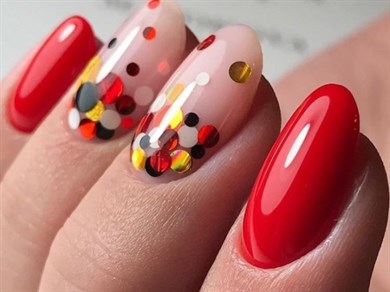 Nail Art Kamifubuki Turkuaz Yuvarlak Konfeti Pul 5 gr – KMF25