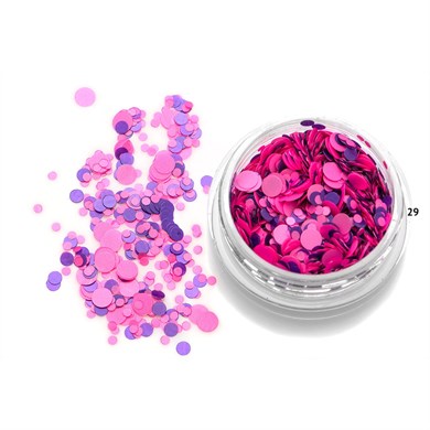 Nail Art Kamifubuki Pembe Mor Mavi Karma Konfeti Pul 5 gr – KMF29
