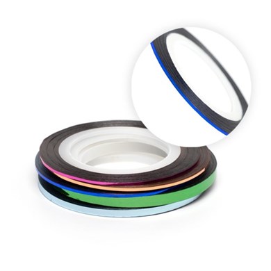 Nail Art Yapışkan Şerit 1 Metre Lacivert İnce 1mm – Tırnak Dekorasyon Bandı