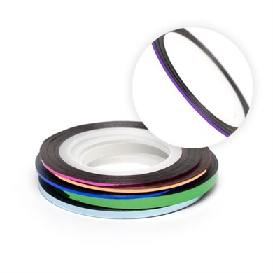 Nail Art Yapışkan Şerit 1 Metre Mor İnce 1mm – Tırnak Dekorasyon Bandı