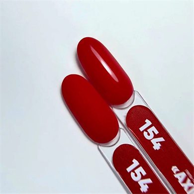 Patrisa Nail kırmızı rengi  Axios TPO FREE Kırımızı kalıcı oje №  154 - 8 ml