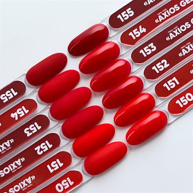 Patrisa Nail kırmızı rengi  Axios TPO FREE Kırmızı kalıcı oje №  153 - 8 ml