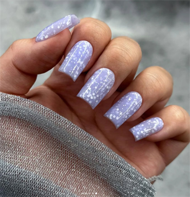 Rubber Kamuflaj Renkli Base  -  Flake Blueberry -Tpo Free Kamuflaj Baz, 8 ml