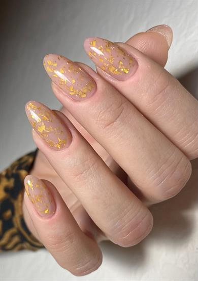 Rubber Altın Potal Parçacıklı Nude Kamuflaj Renkli Base TPO FREE -Nude