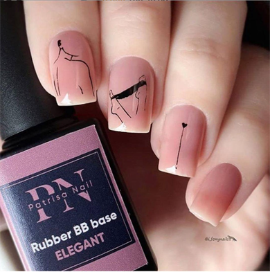 Patrisa Nail Rubber BB-Base Elegant Tpo Free Kamuflaj Baz, 8 ml