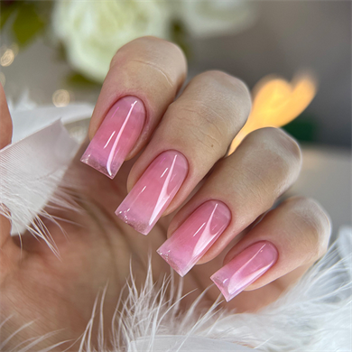 Frenç Manikürü İçin Berrak Açık Pembe Rubber Base TPO FREE  F3 - 8 Ml